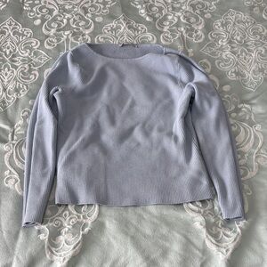 Abercrombie & Fitch Soft Blue Knit Top